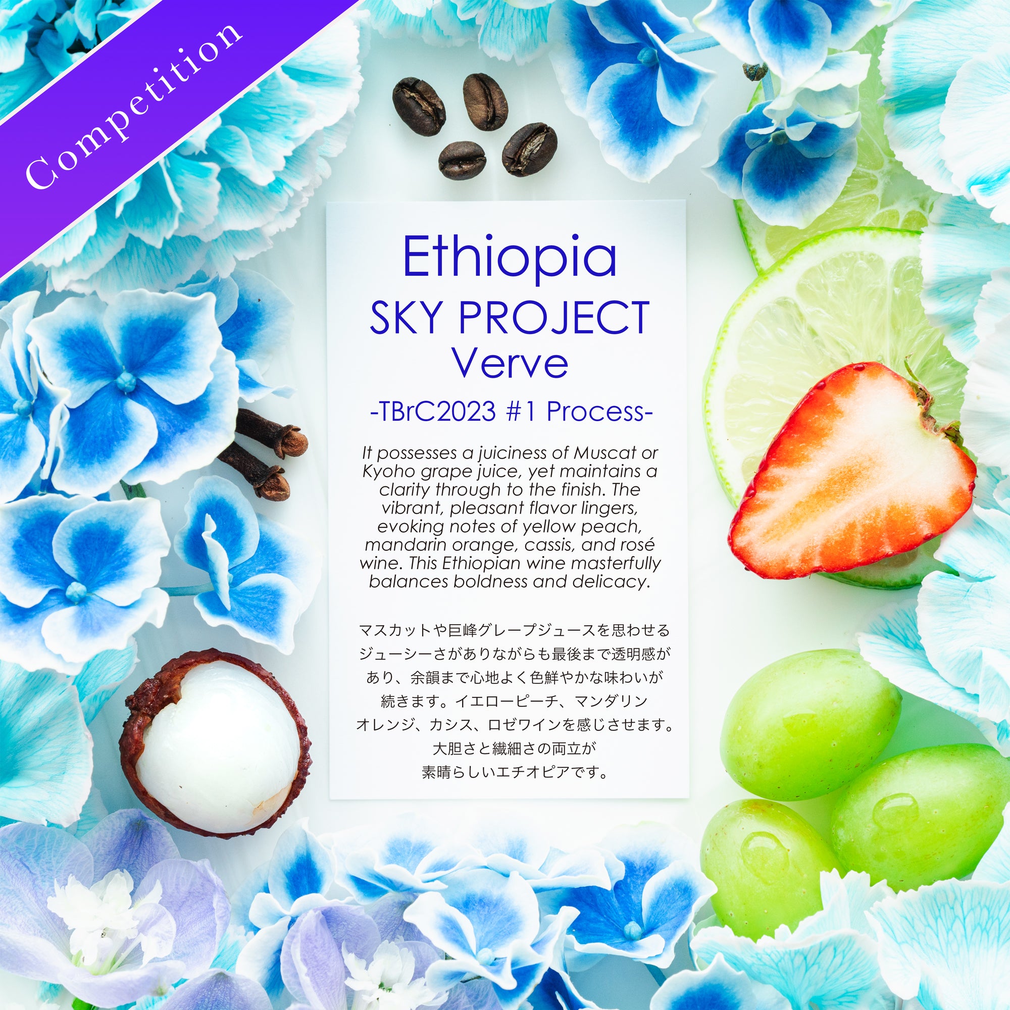 SKY PROJECT Verve -TBrC2023 #1 Process-[Muscat & rosé wine]