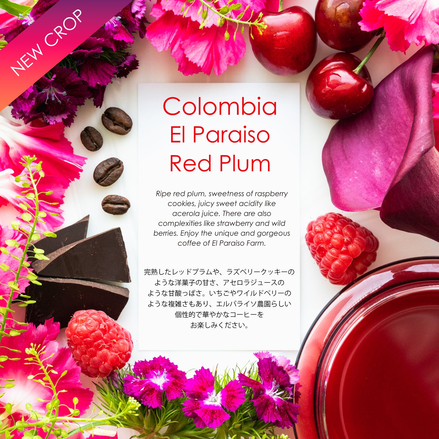 El Paraiso Red Plum [Red plum & cockies]