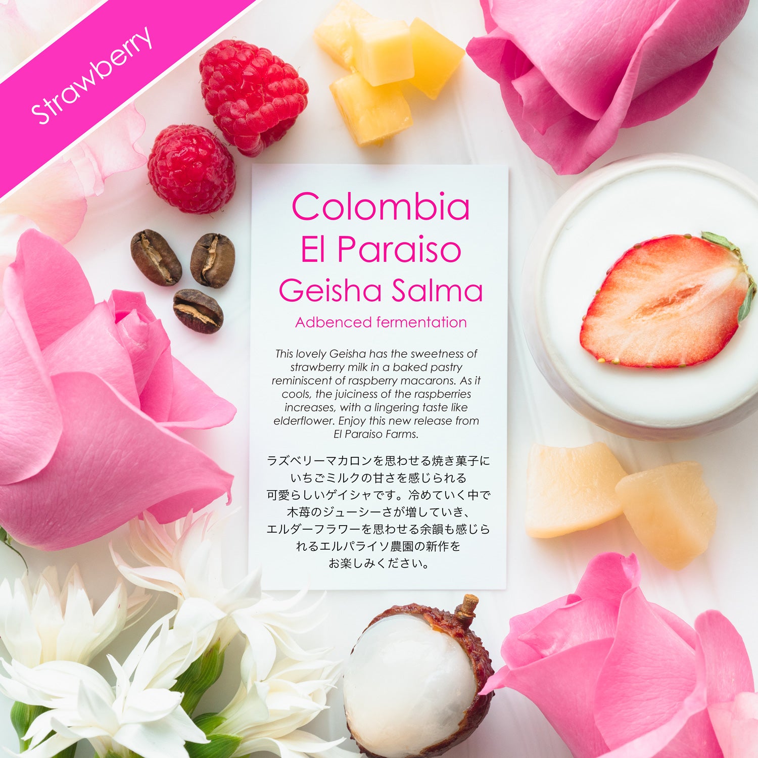 El Paraiso Geisha Salma【マカロン＆ストロベリーミルク】